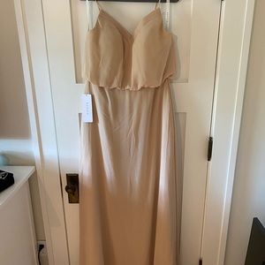 Azazie Rebecca Bridesmaid Dress Champagne size 12